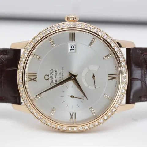 Omega De Ville 424.58.40.21.52.002 Rose gold Silver