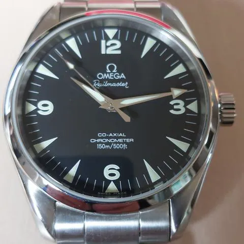 Omega Seamaster Railmaster 28025200 41mm Stainless steel Black