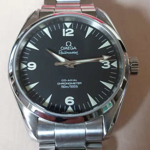 Omega Seamaster Railmaster 28025200 41mm Stainless steel Black 1