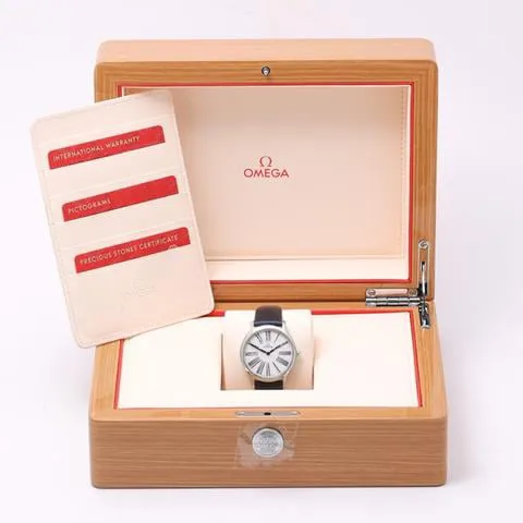 Omega De Ville 428.18.36.60.04.002 36mm Stainless steel White 1