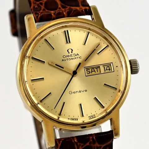 Omega Genève 166.0117 35mm Yellow gold and Stainless steel Gold 1