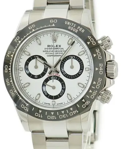 Rolex Daytona 116500LN 40mm Stainless steel White