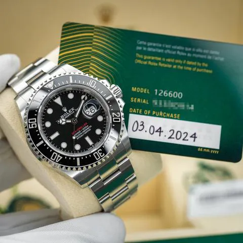 Rolex Sea-Dweller 126600 43mm Stainless steel Black 3