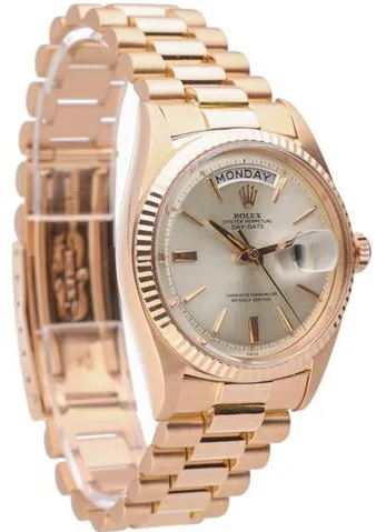 Rolex Day-Date 36 1803 36mm Rose gold Silver 3