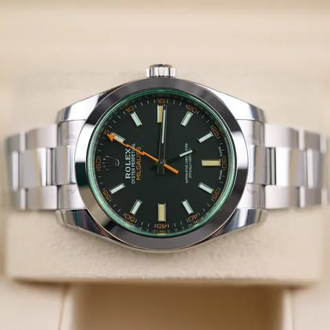 Rolex Milgauss 116400GV 40mm Stainless steel Black 4