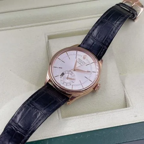 Rolex Cellini 50525 39mm Rose gold Silver 1