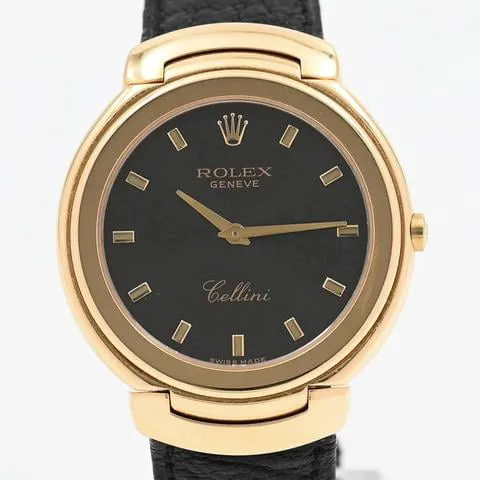 Rolex Cellini 6623 37mm Yellow gold Black