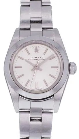 Rolex Oyster Perpetual 76080 26mm Stainless steel Silver