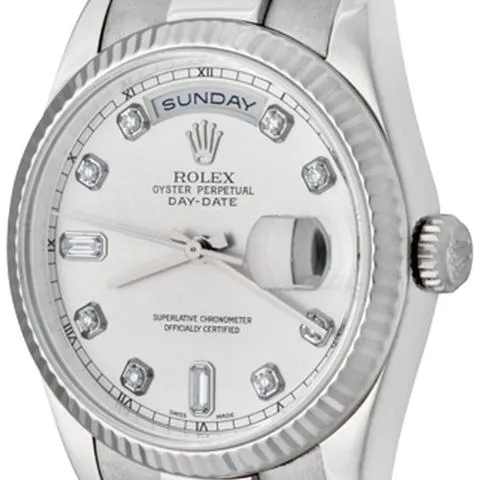 Rolex Day-Date 36 118239 36mm White gold Silver