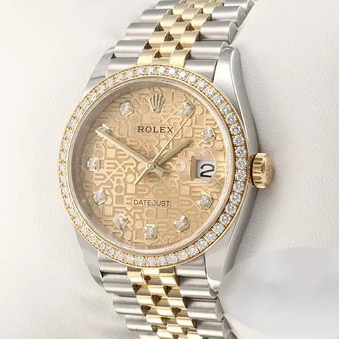 Rolex Datejust 36 126283RBR 36mm Yellow gold and Stainless steel Champagne 1