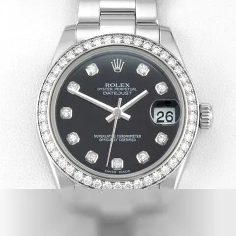 Rolex Datejust 31 178384 31mm Yellow gold and Stainless steel Black