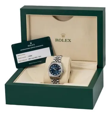 Rolex Datejust 31 178384 31mm Stainless steel Blue 6