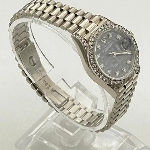 Rolex Lady-Datejust 69159 26mm White gold Blue 1