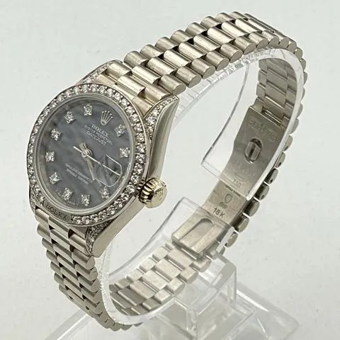 Rolex Lady-Datejust 69159 26mm White gold Blue 6