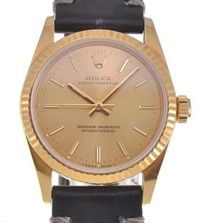ファーマートラップロ Rolex Oyster Perpetual 67518 Yellow gold Golden Japan | Dealer