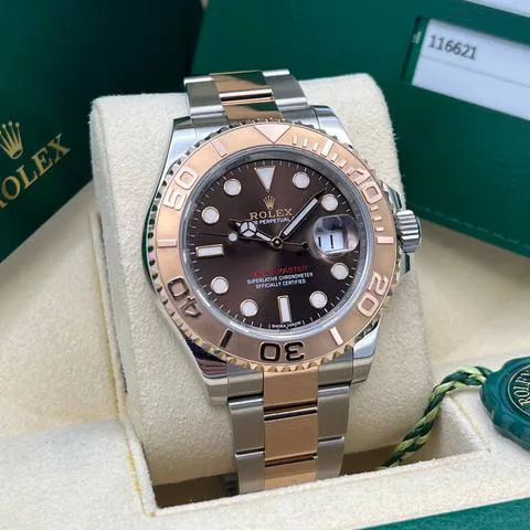 Rolex Yacht-Master 40 126621 40mm Yellow gold and Stainless steel Brown 1