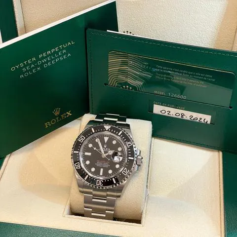 Rolex Sea-Dweller 126600 43mm Stainless steel Black 9