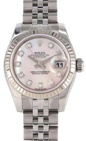 Rolex Lady-Datejust 179174NG 26mm White gold Rose