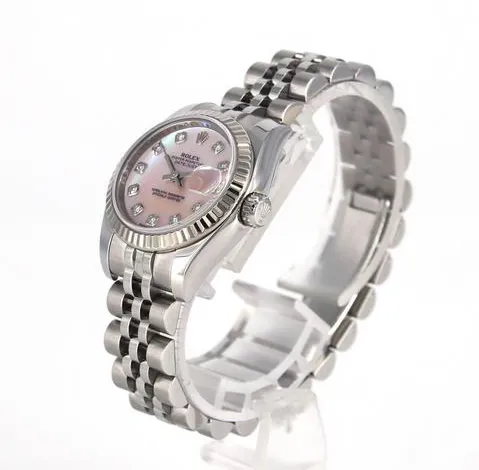 Rolex Lady-Datejust 179174NG 26mm White gold Rose 1