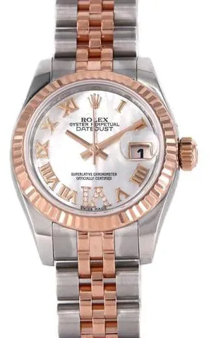 Rolex Lady-Datejust 179171NR 26mm Rose gold Mother-of-pearl