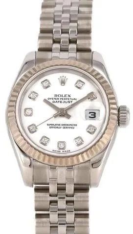 Rolex Lady-Datejust 179174G 26mm White gold White