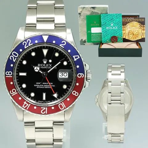 Rolex GMT-Master 16750 40mm Stainless steel Black