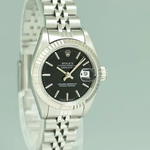 Rolex Lady-Datejust 69174 26mm White gold Black 2