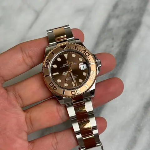 Rolex Yacht-Master 37 268621 37mm Yellow gold and Stainless steel Brown