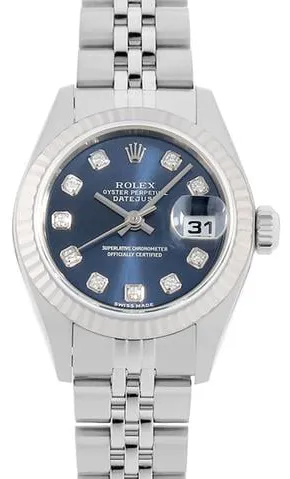 Rolex Datejust 79174G 26mm Yellow gold and Stainless steel Blue