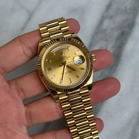 Rolex Day-Date 40 228238 40mm Yellow gold Champagne