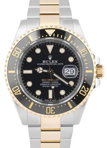 Rolex Sea-Dweller 126603 43mm Yellow gold and Stainless steel Black