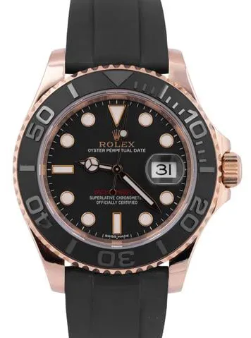 Rolex Yacht-Master 40 116655 40mm Rose gold and 18k rose gold Black