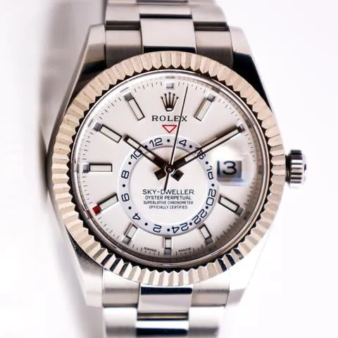 Rolex Sky-Dweller 326934 42mm Stainless steel White