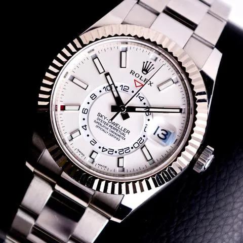 Rolex Sky-Dweller 326934 42mm Stainless steel White 1