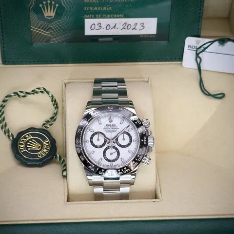 Rolex Daytona 116500LN 40mm Stainless steel White