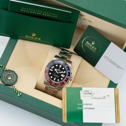 Rolex GMT-Master II 116719BLRO 40mm White gold Black 5