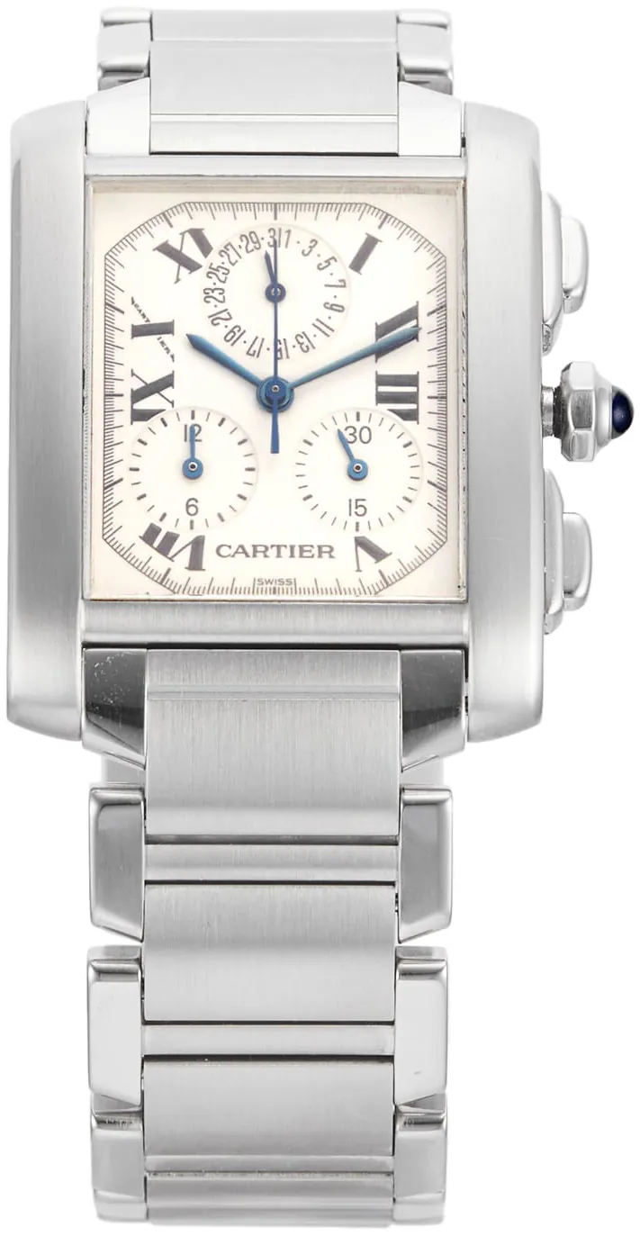 Cartier Cougar W51001Q3 28mm Stainless steel Silver