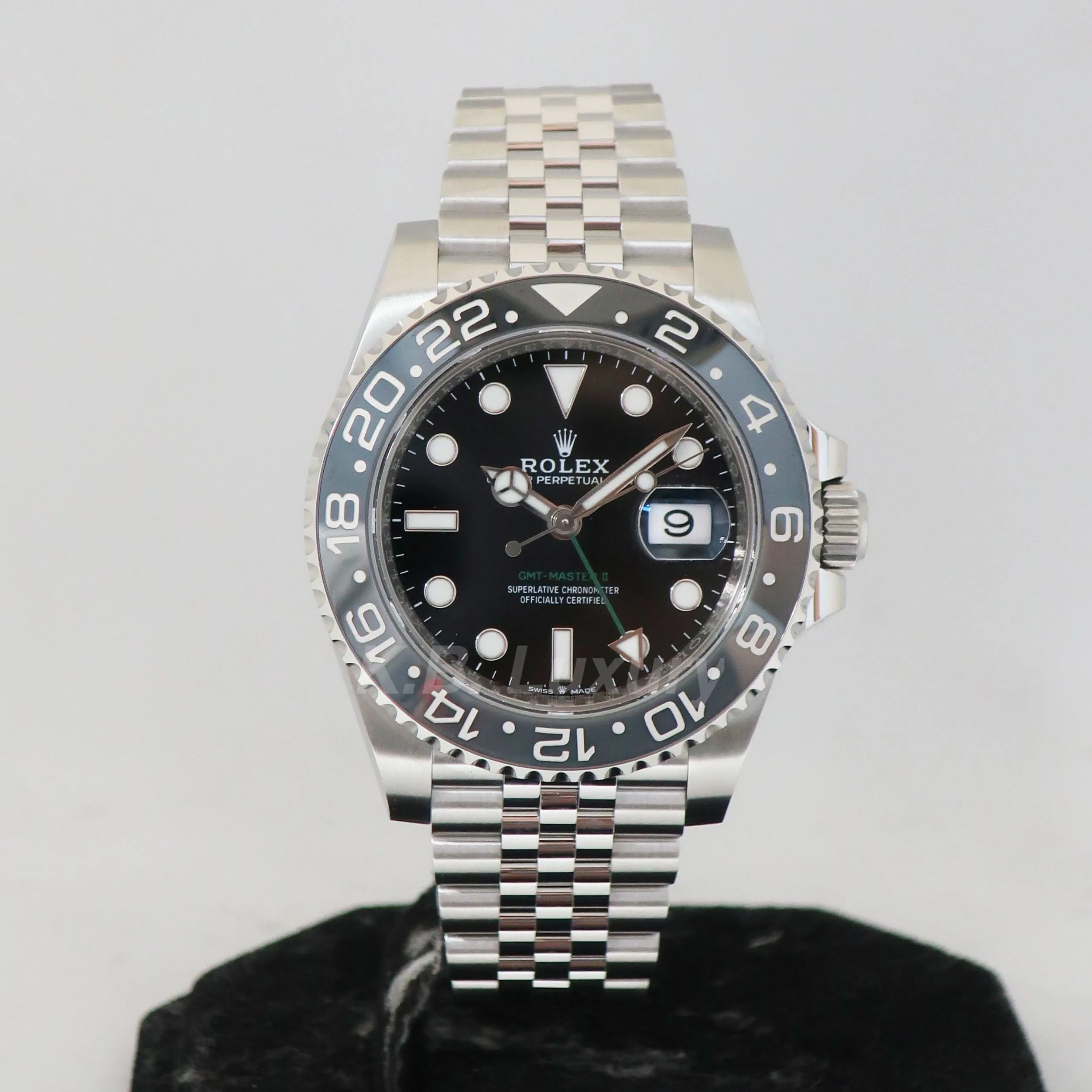 Rolex GMT-Master II 126710GRNR 40mm Stainless steel Black