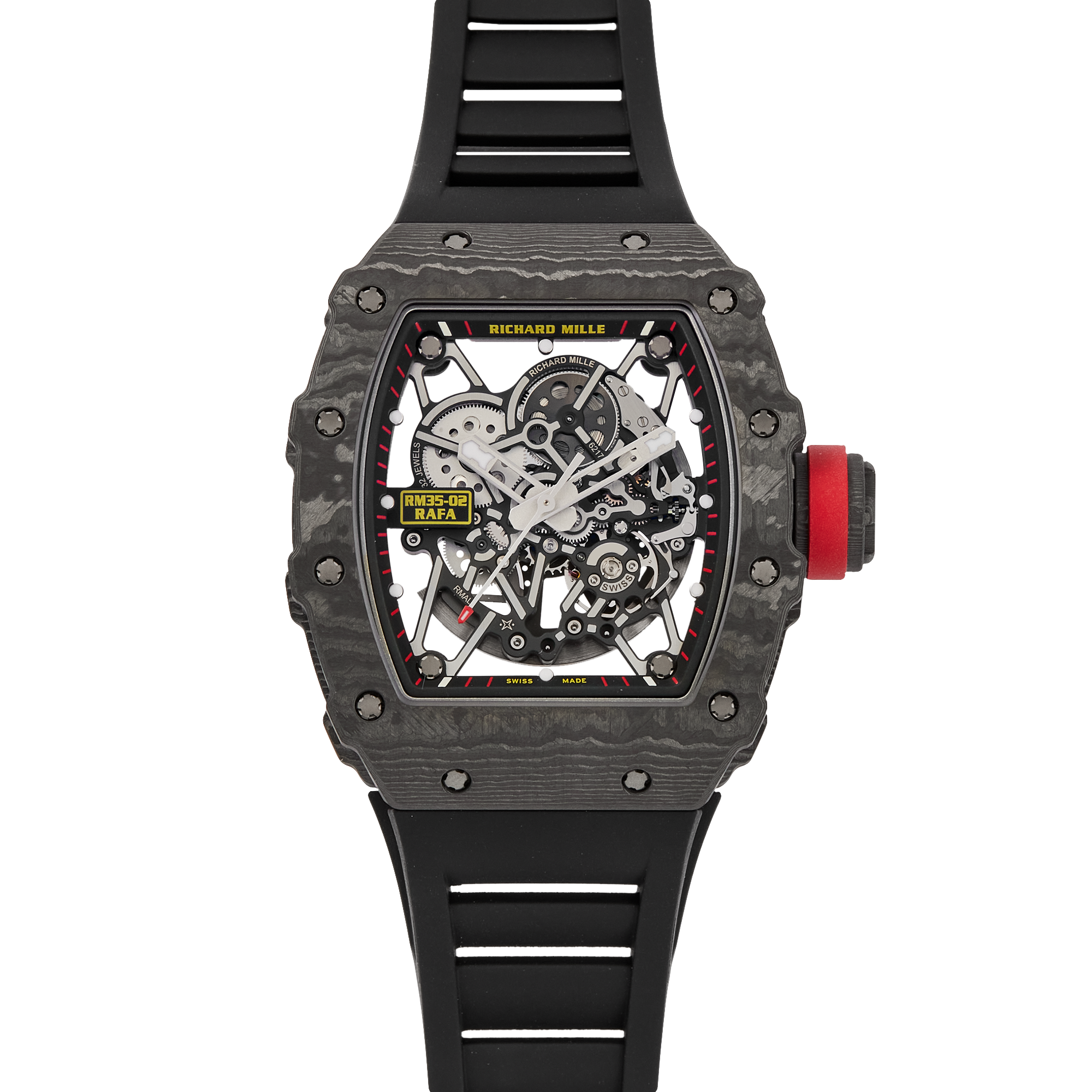 Richard Mille Rafael Nadal RM35-02 44mm Carbon fiber Transparent