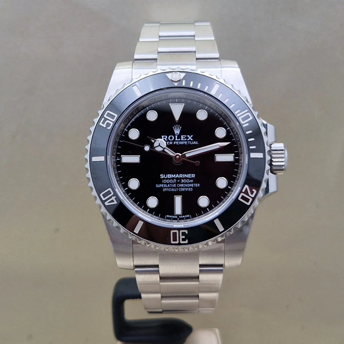 Rolex Submariner 114060 40mm Stainless steel Black