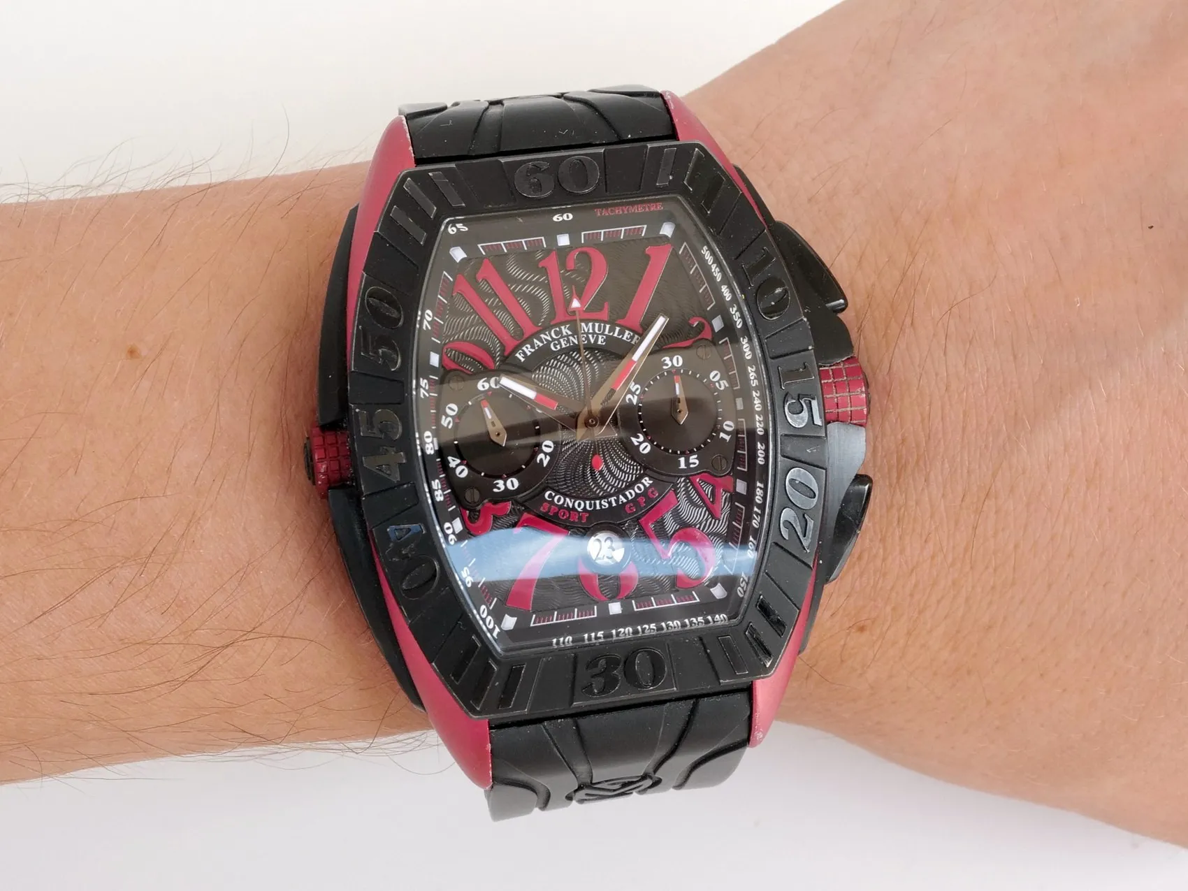 Franck Muller Conquistador 9900 CC DT GPG 48mm Titanium Black 8