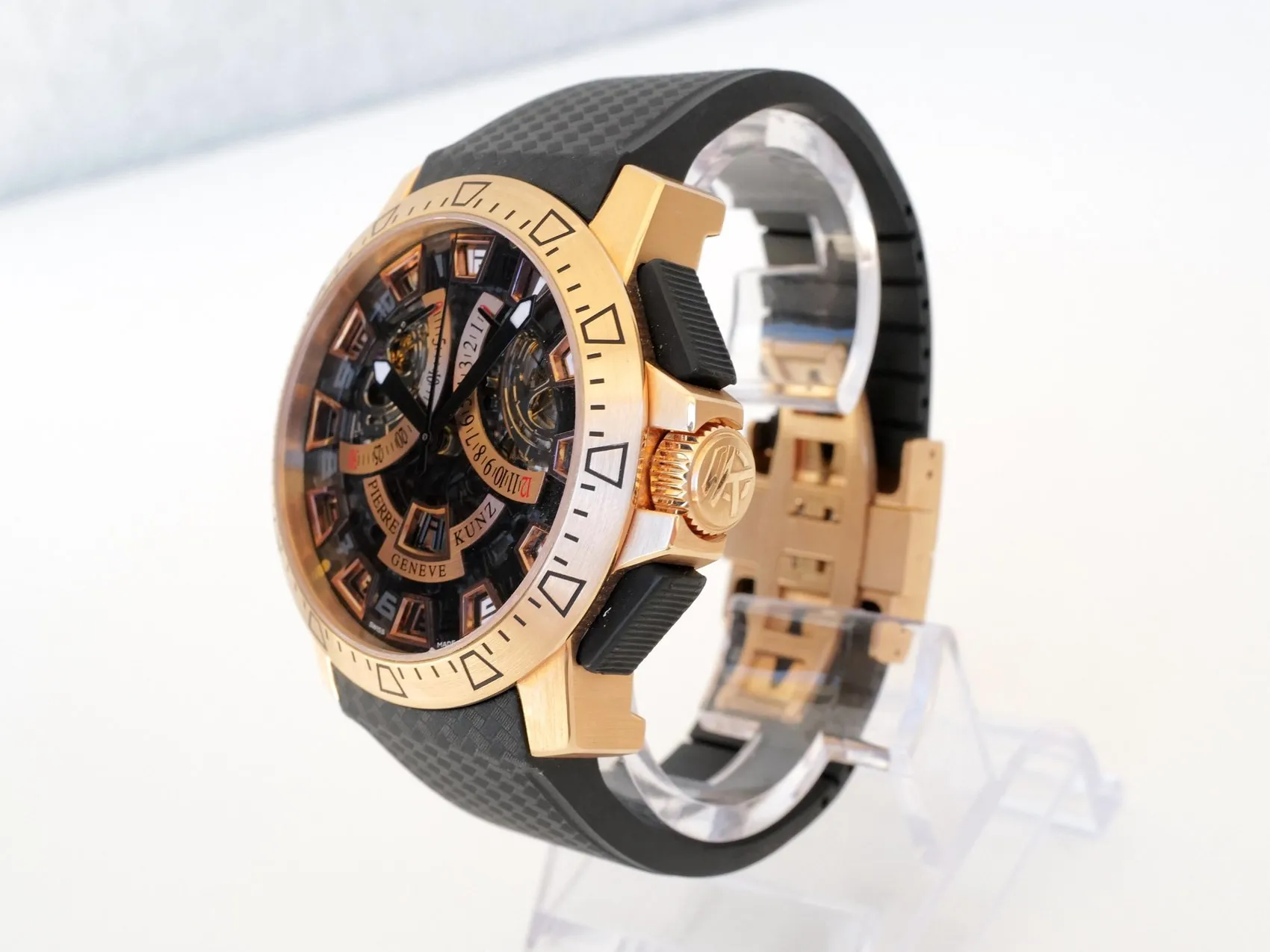 Pierre Kunz PKG 403 45mm Yellow gold Skeletonized 5