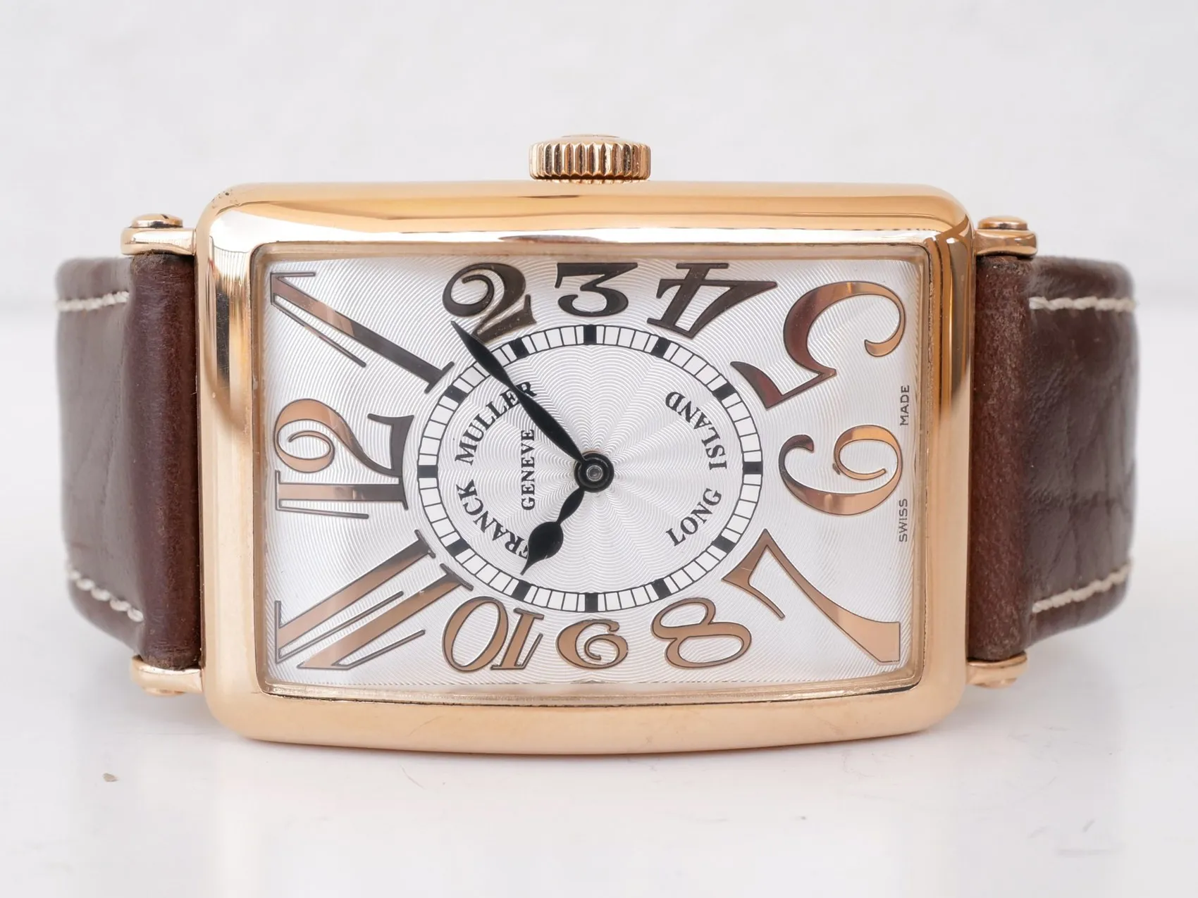 Franck Muller Long Island 1200 SC REL 33mm Yellow gold Silver 2