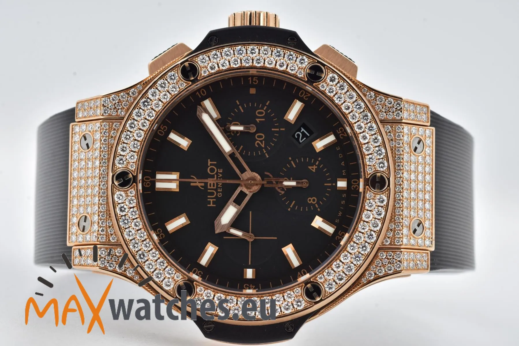 Hublot Big Bang 301.PX.130.RX.174 44.5mm Rose gold and 18k rose gold Black