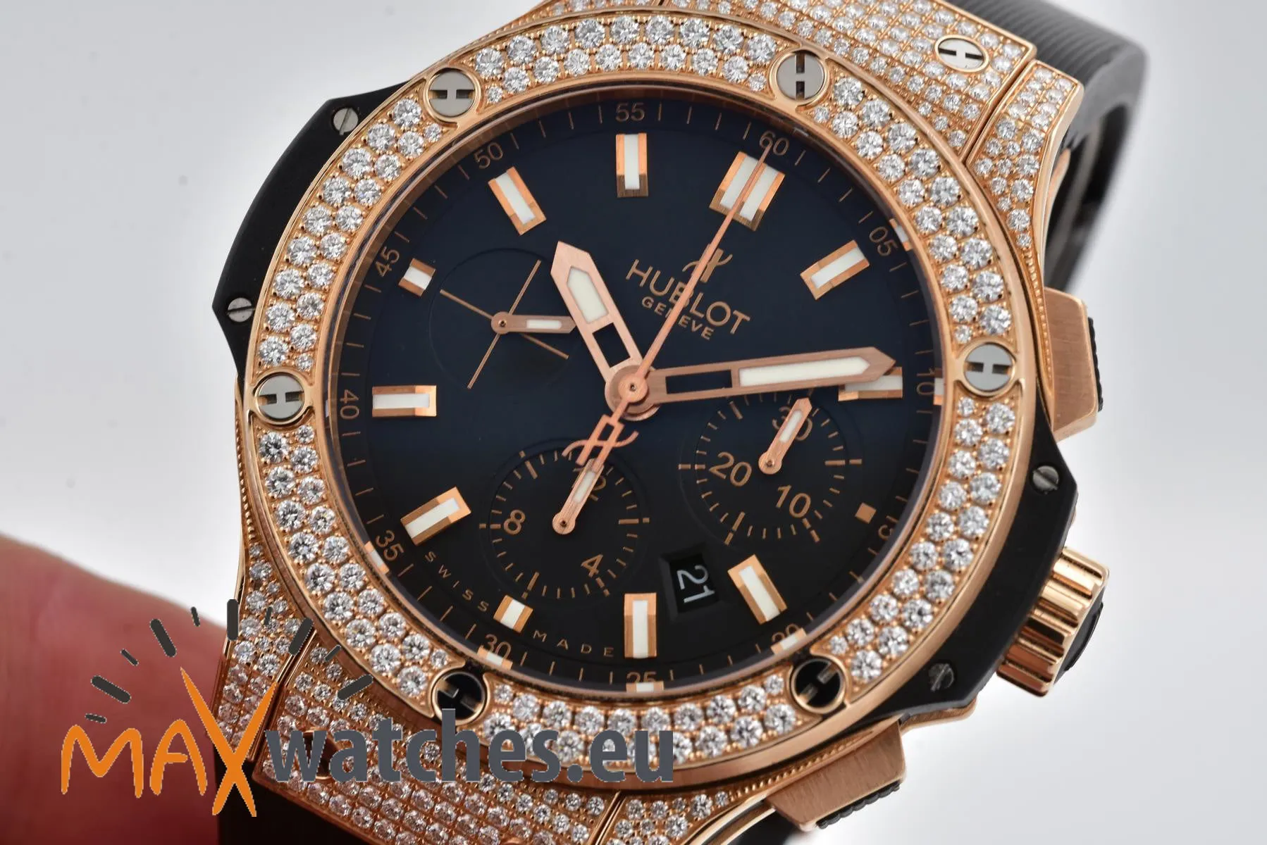 Hublot Big Bang 301.PX.130.RX.174 44.5mm Rose gold and 18k rose gold Black 9