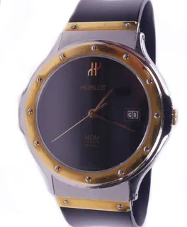 Hublot MDM 1727.3 Stainless steel and 18k yellow gold Black