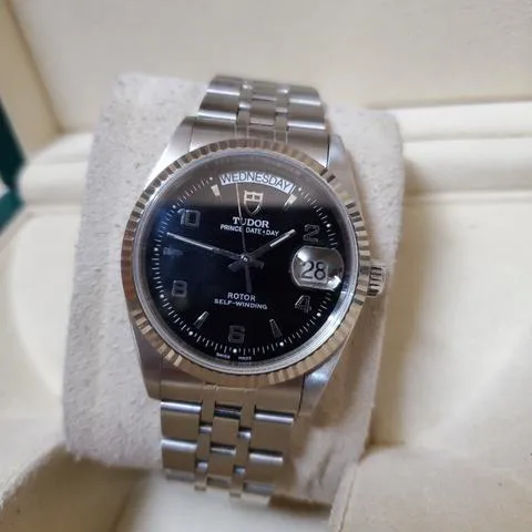 Tudor Prince Date 76214 36mm Stainless steel Black 10