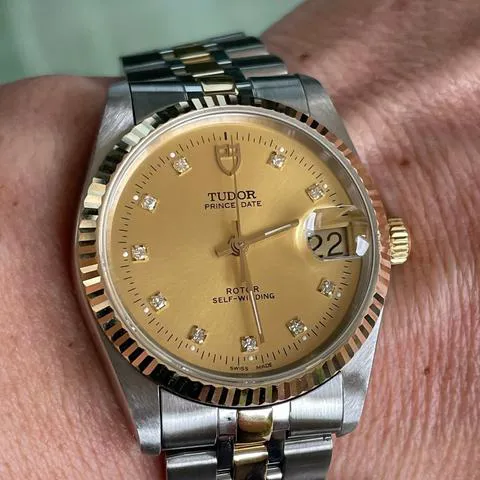 Tudor Prince Date 74033 34mm Yellow gold and Stainless steel Gold 3