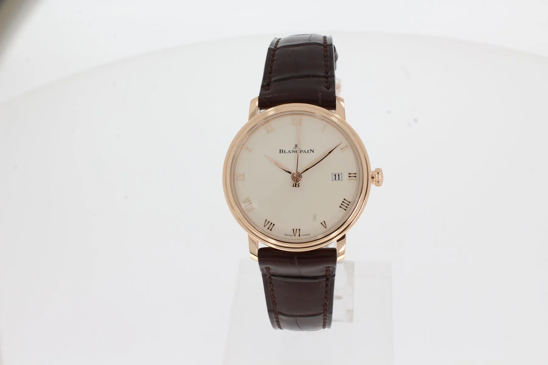 Blancpain Villeret Ultra-Slim 6224-3642-55B 38mm Rose gold White