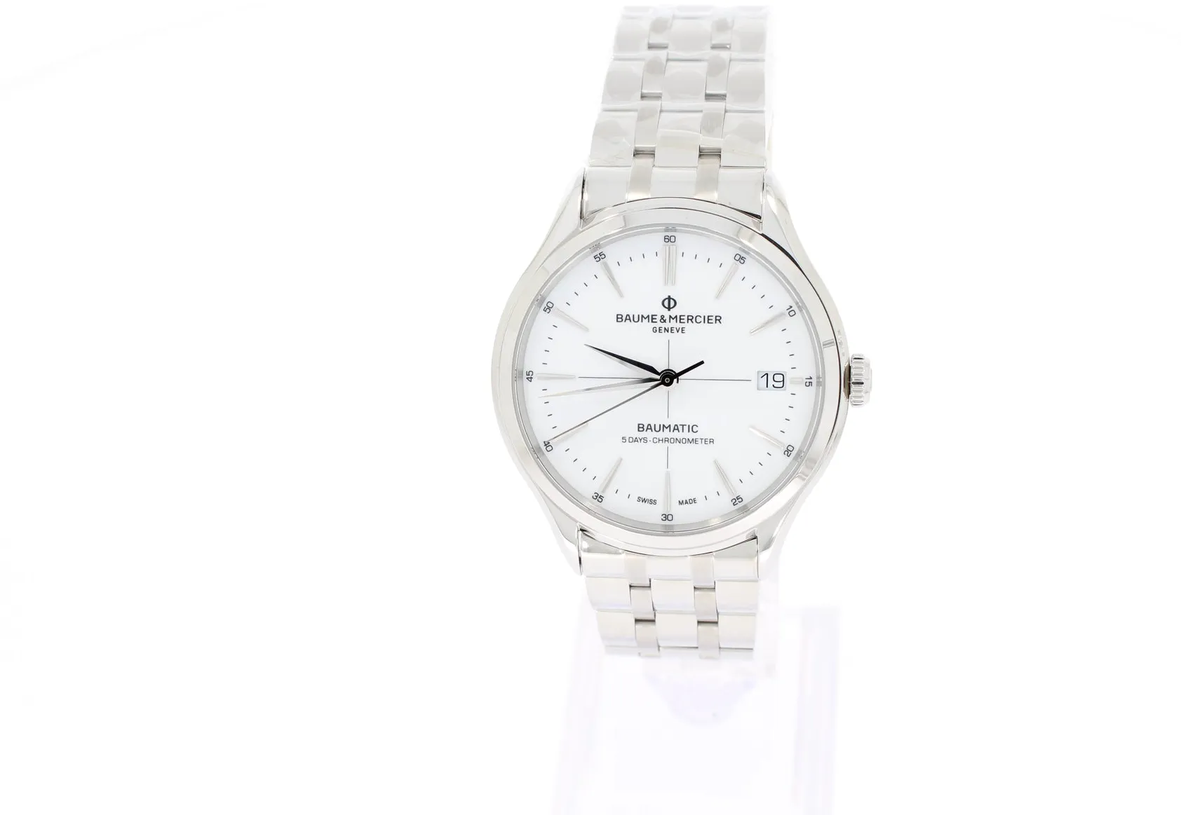 Baume & Mercier Baumatic M0A10505 40mm Stahl White